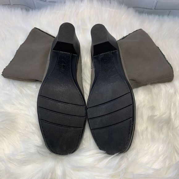 Clarks Bendables Faraway Gray Booties Size 10 - Picture 5 of 5